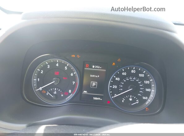 KM8K6CAB9NU868566 2022 HYUNDAI KONA Gray Widok tylnych siedzeń