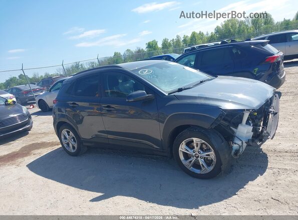 KM8K6CAB9NU868566 2022 HYUNDAI KONA Gray Widok wnętrza z tyłu
