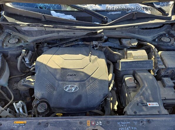 KM8R3DHEXLU030203 2020 HYUNDAI PALISADE Black Вид підкапотного простору