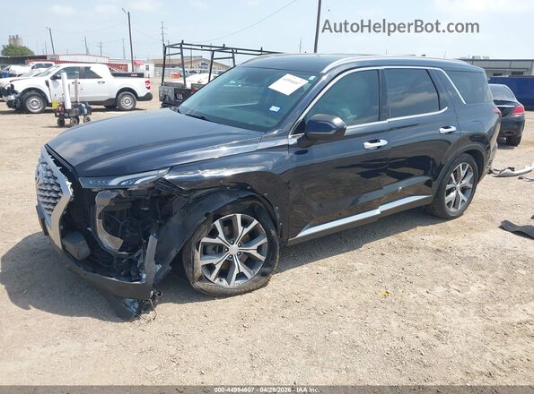 KM8R4DHEXNU436918 2022 HYUNDAI PALISADE Black Передня ліва чверть