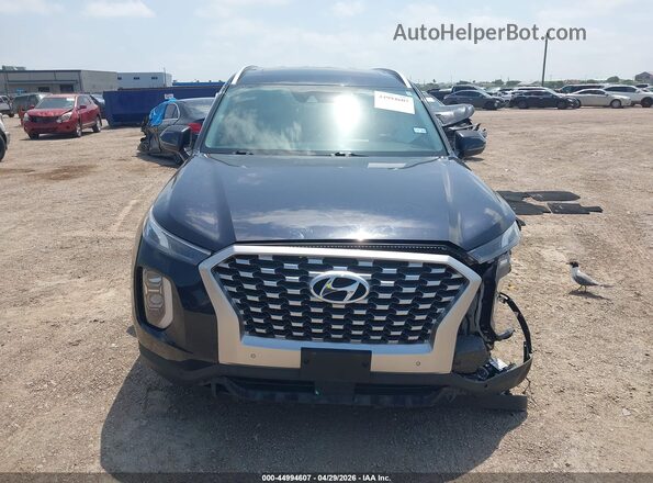 KM8R4DHEXNU436918 2022 HYUNDAI PALISADE Black Вид задньої частини салону