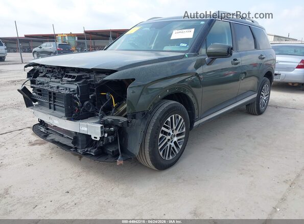 KM8RG5S26TU034399 2026 HYUNDAI PALISADE Green Առջևի ձախ երեք քառորդ տեսարան