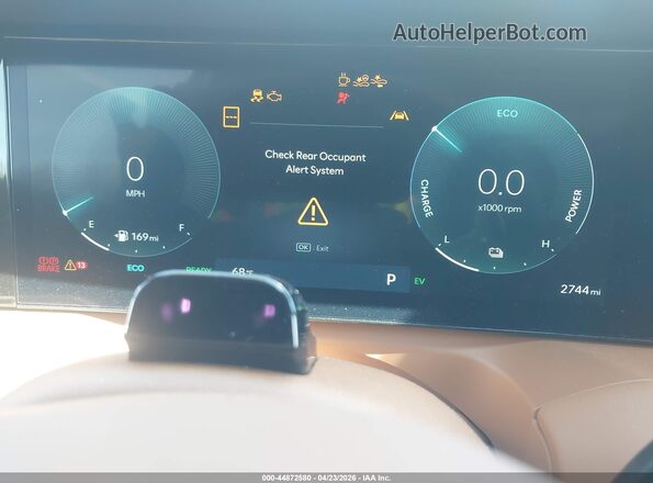 KM8RMESA6TU048710 2026 HYUNDAI PALISADE HEV Белый Вид задних сидений