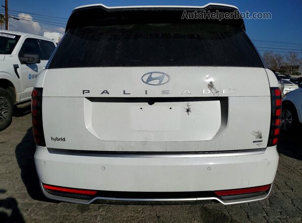 KM8RMESA9TU032713 2026 HYUNDAI PALISADE Белый Вид сзади
