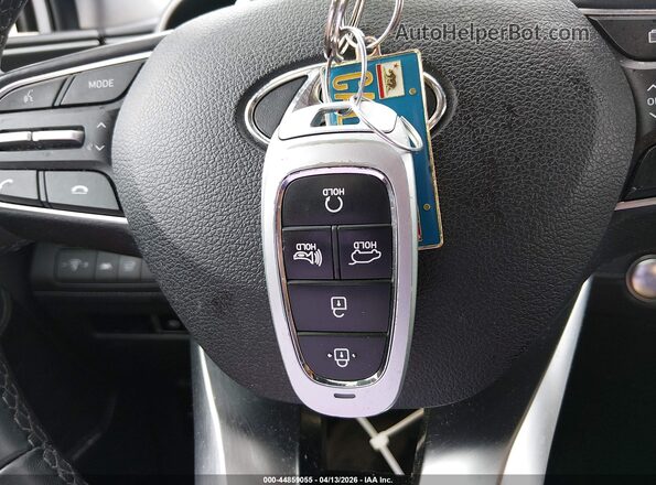 KM8S3DA19MU006744 2021 HYUNDAI SANTA FE HYBRID White Вид панелі приладів