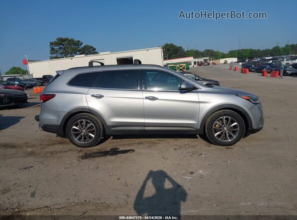 KM8SM4HF4HU166311 2017 HYUNDAI SANTA FE Gray უკანა სალონის ხედი