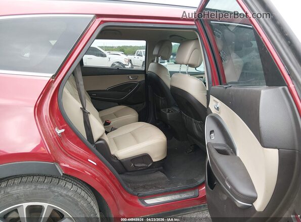 KM8SN4HF9HU225625 2017 HYUNDAI SANTA FE Maroon 