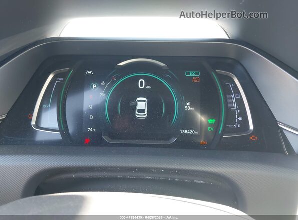 KMHC05LC2NU270987 2022 HYUNDAI IONIQ HYBRID Gray უკანა სავარძლების ხედი
