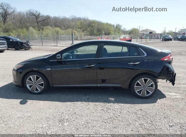 KMHC05LC5JU071958 2018 HYUNDAI IONIQ HYBRID Black Vista interior de 360 grados