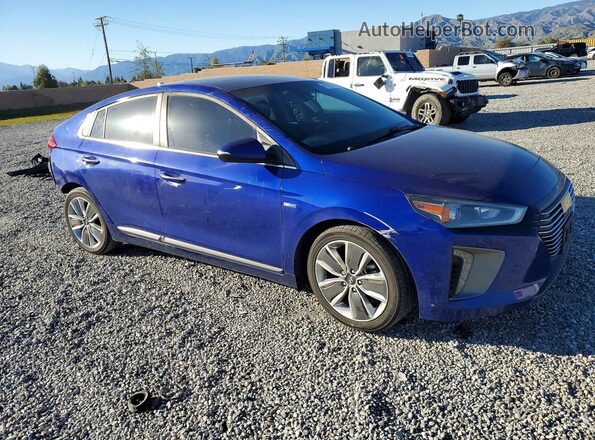 KMHC05LC5KU111036 2019 HYUNDAI IONIQ Blue Delantero derecho