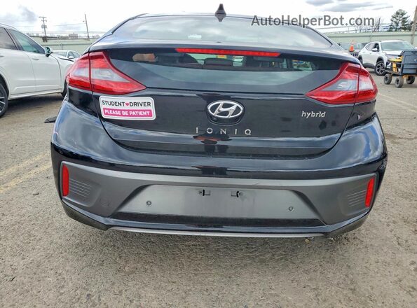 KMHC05LC9KU124761 2019 HYUNDAI IONIQ Черный Вид сзади