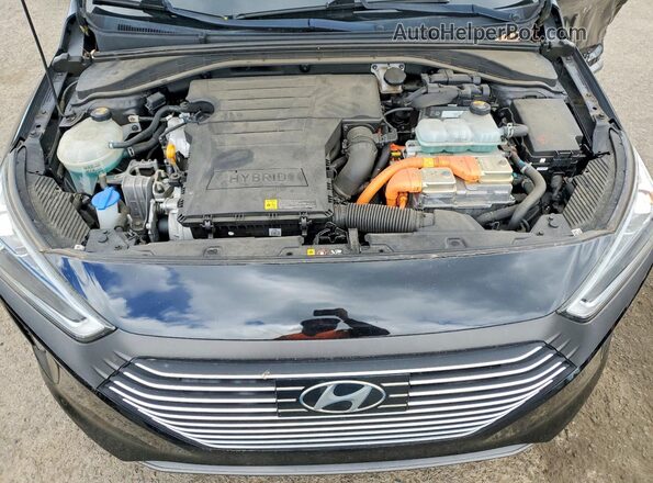 KMHC05LC9KU124761 2019 HYUNDAI IONIQ Черный Вид задней части салона