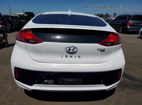 KMHC65LC0HU049570 2017 HYUNDAI IONIQ White Rear view