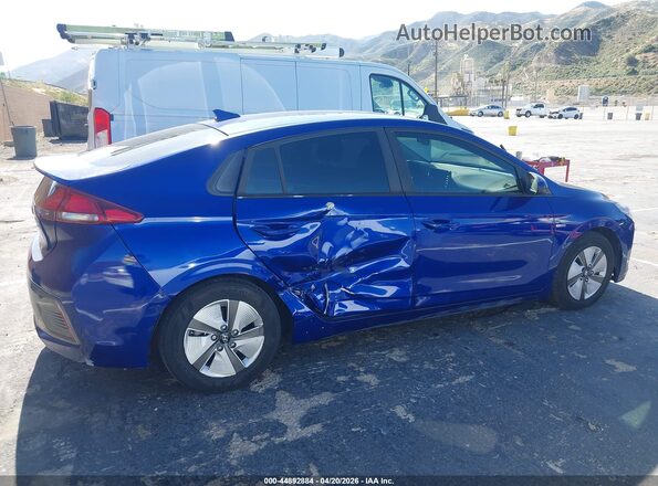 KMHC65LC1LU215121 2020 HYUNDAI IONIQ HYBRID Blue Rear interior view