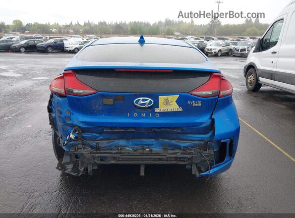 KMHC65LC2JU060592 2018 HYUNDAI IONIQ HYBRID Blue 