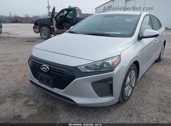 KMHC65LC3JU100307 2018 HYUNDAI IONIQ HYBRID Silver Դիմացի տեսք