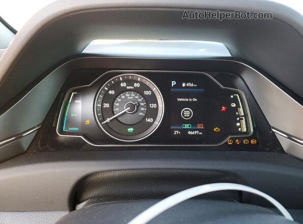 KMHC65LC3MU246498 2021 HYUNDAI IONIQ Серебряный Вид щитка приборов