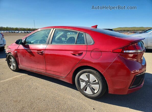KMHC65LC4KU171131 2019 HYUNDAI IONIQ Red Trasero izquierdo