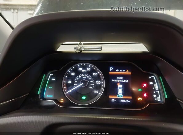 KMHC65LC4LU186102 2020 HYUNDAI IONIQ HYBRID Black Հետևի նստատեղերի տեսք