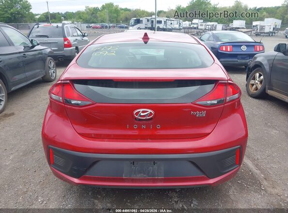 KMHC65LC4NU276546 2022 HYUNDAI IONIQ HYBRID Красный 