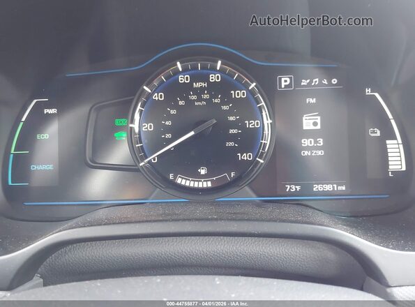 KMHC65LC9KU107652 2019 HYUNDAI IONIQ HYBRID White 
