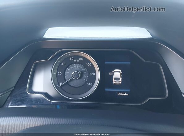 KMHC65LC9MU257859 2021 HYUNDAI IONIQ HYBRID Gray Widok tylnych siedzeń
