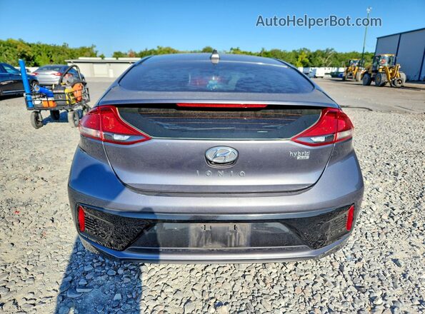 KMHC65LCXHU051746 2017 HYUNDAI IONIQ Gray უკანა ხედი