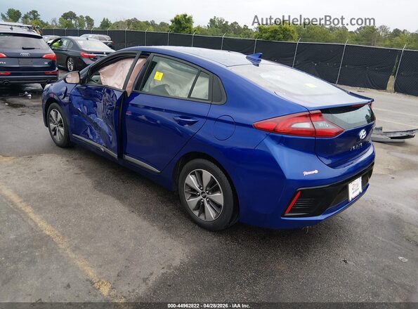 KMHC65LD0KU173385 2019 HYUNDAI IONIQ PLUG-IN HYBRID Blue Tył lewy