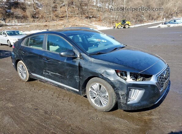 KMHC65LD0MU255068 2021 HYUNDAI IONIQ Black წინა მარჯვენა