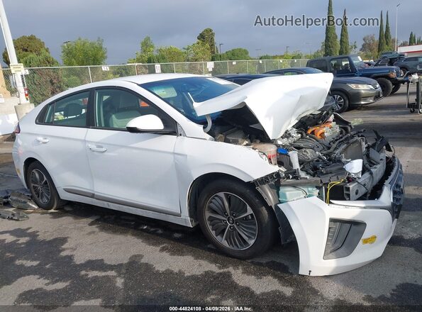 KMHC65LD2NU283469 2022 HYUNDAI IONIQ PLUG-IN HYBRID Белый Вид задней части салона
