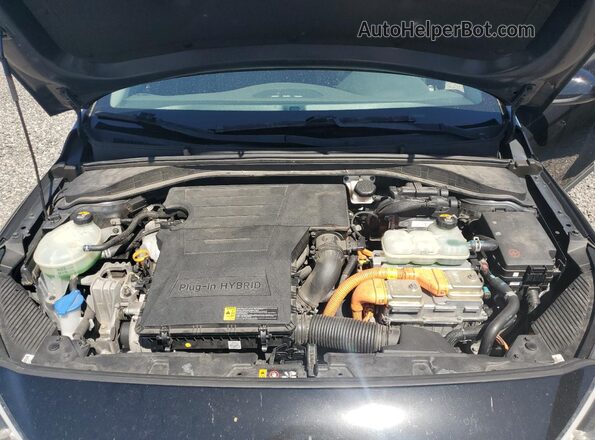 KMHC65LD9KU154463 2019 HYUNDAI IONIQ Black Вид задньої частини салону