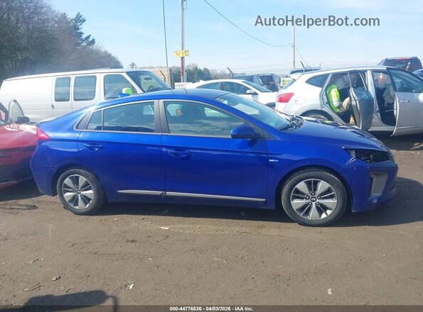 KMHC65LD9KU173370 2019 HYUNDAI IONIQ PLUG-IN HYBRID Синий Панорамный вид салона 360°