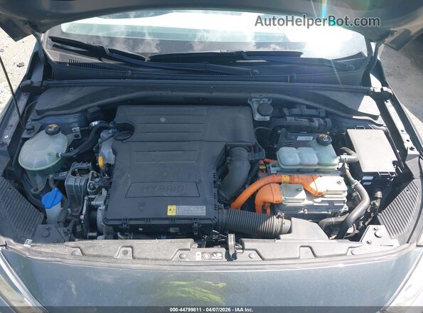 KMHC75LC1LU231588 2020 HYUNDAI IONIQ HYBRID Gray Հետևի տեսք