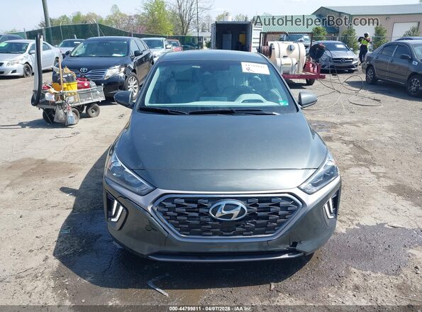 KMHC75LC1LU231588 2020 HYUNDAI IONIQ HYBRID Gray Սարքավորումների վահանակի տեսք