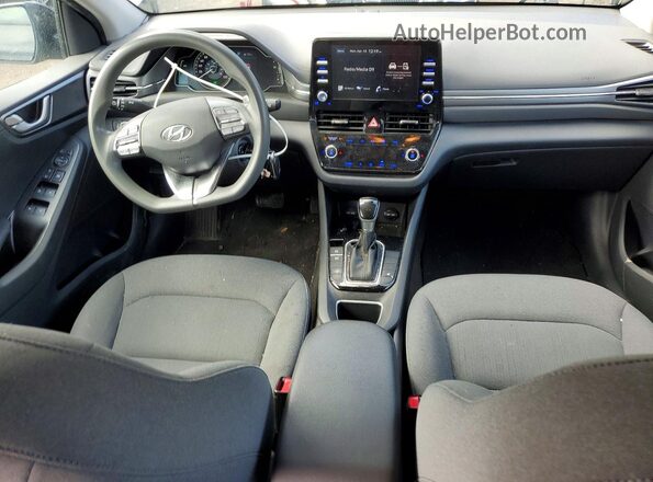 KMHC75LC1MU257237 2021 HYUNDAI IONIQ Black წინა პანელის ხედი
