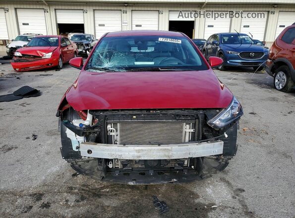 KMHC75LC2MU250992 2021 HYUNDAI IONIQ Red Widok z przodu