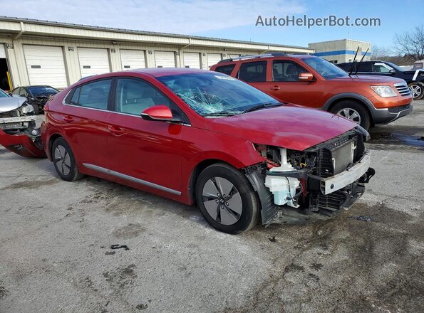 KMHC75LC2MU250992 2021 HYUNDAI IONIQ Red Przód prawy