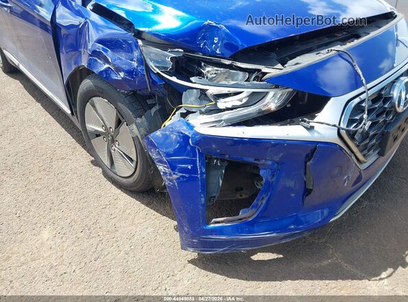 KMHC75LC2NU282648 2022 HYUNDAI IONIQ HYBRID Blue წინა ხედი