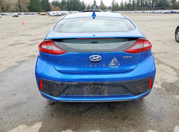 KMHC75LC3HU020514 2017 HYUNDAI IONIQ Blue Հետևի տեսք