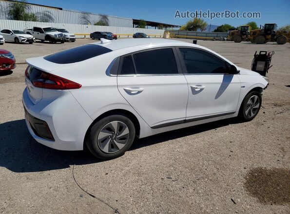 KMHC75LC3HU028113 2017 HYUNDAI IONIQ White Trasero derecho