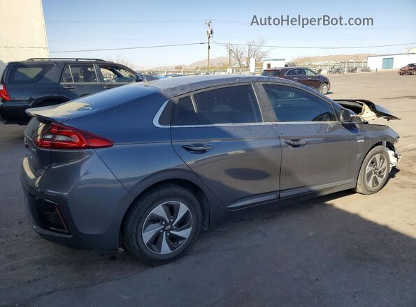 KMHC75LC6JU064092 2018 HYUNDAI IONIQ Gray უკანა მარჯვენა