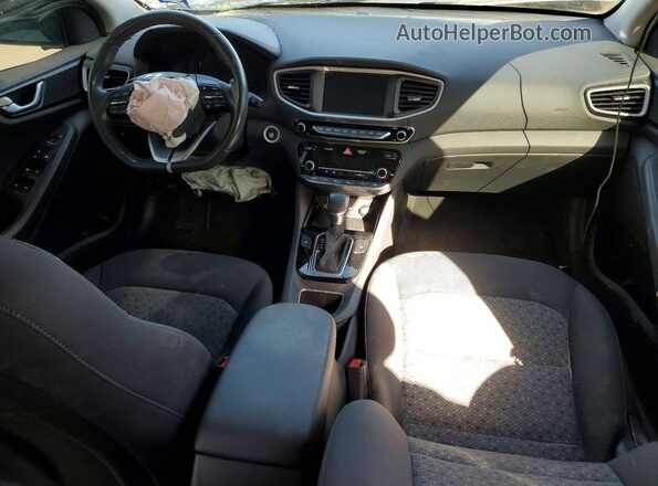 KMHC75LC6JU064092 2018 HYUNDAI IONIQ Gray წინა პანელის ხედი
