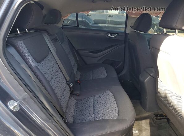 KMHC75LC6JU064092 2018 HYUNDAI IONIQ Gray უკანა სავარძლების ხედი