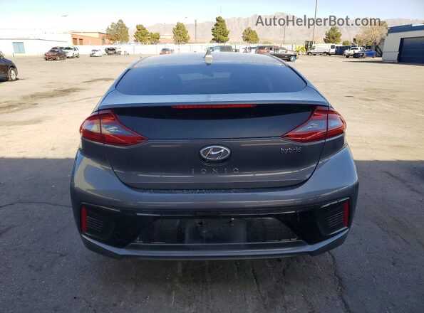 KMHC75LC6JU064092 2018 HYUNDAI IONIQ Gray უკანა ხედი
