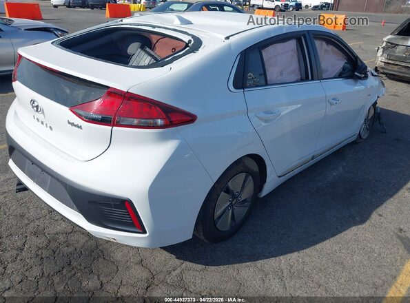 KMHC75LC6LU231456 2020 HYUNDAI IONIQ HYBRID White Հետևի աջ