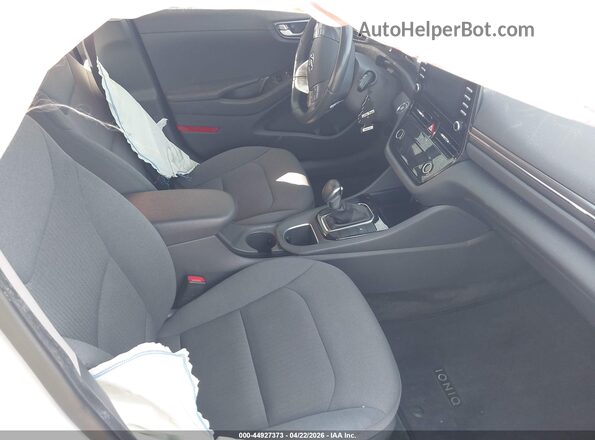 KMHC75LC6LU231456 2020 HYUNDAI IONIQ HYBRID White Սալոնի դիմացի տեսք