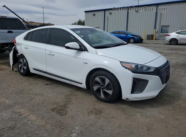 KMHC75LC7KU120655 2019 HYUNDAI IONIQ White Przód prawy