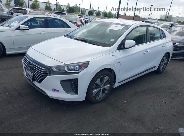 KMHC75LD1KU150470 2019 HYUNDAI IONIQ PLUG-IN HYBRID White Przód lewy
