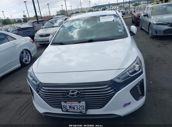 KMHC75LD1KU150470 2019 HYUNDAI IONIQ PLUG-IN HYBRID White Widok wnętrza z tyłu