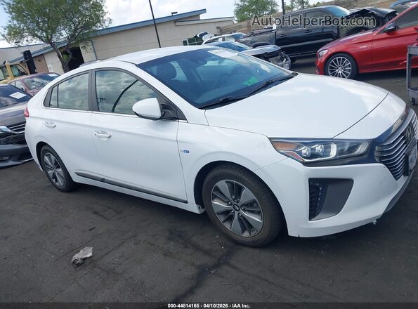 KMHC75LD1KU150470 2019 HYUNDAI IONIQ PLUG-IN HYBRID White Widok wnętrza 360 stopni